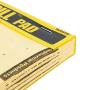 Rubbermaid Commercial Over-the-Spill Pad Station Tablet, Highly Absorbent, Slip-Resistant, ''Caution Wet Floor'', Yellow, 16.5'' x 14'' (FG425400YEL)