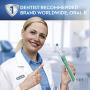 Oral-B 1000 CrossAction Electric Toothbrush, Green, Powered by Braun