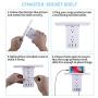 Outlet Extender Surge Protector with USB Ports, Electric Multi Plug Wall Outlet Expander 15 amp, Removable Outlet Shelf, Outlet Multiplier Splitter Adapter Indoor, Alexa Stand, Fast Charge, White