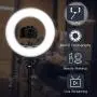Ring Light Kit, SAMTIAN 14 Outer Selfie LED Ringlight with Stand 180° Dimmable Live Streaming Lighting Remote, Carrying Bag for Camera,Phone,YouTube,TikTok,Makeup,Video Recording