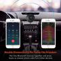 TaoTronics Bluetooth Car Kit, Bluetooth Receiver, Bluetooth 4.2 Hands-Free Audio Adapter (Built-in Microphone, CVC 6.0 Noise Cancellation, 3M Magnetic Base, Air Vent Clip, Dual 2.1A USB Car Charger)