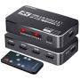 4K HDR HDMI Switch, Koopman 5 Ports 4K 60Hz HDMI 2.0 Switcher Selector with IR Remote, Supports Ultra HD Dolby Vision, High Speed (Max to 18.5Gbps), HDR10, HDCP 2.2 & 3D