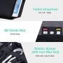 Electronic Organizer, BAGSMART Accessories Organizer Travel Double Layer Electronics Bag Large for 10.5 inch iPad Pro, Adapter, Cables, Black