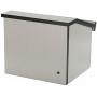 12.6''H Tabletop Portable Podium, Folding, Angled Surface with Lip, Hollow Storage Area (Gray)