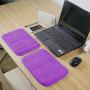 4Pcs Portable Computer Elbow Wrist Pad, AUHOKY 2 Sets Ergonomic Keyboard Wrist Rest Elbow Support Mat for Office Desktop Working Gaming - Memory Foam Relieve Elbow Pain (7.9″×11.8″, Purple)