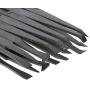 6pcs Precision Tweezers, Plastic Tweezers Set for Electronics DIY Jewelry-making Repair Tool, Black