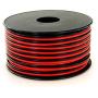 GS Power 100% Copper 16 AWG (American Wire Gauge) Stranded Flexible Dual Conductor Bonded Zip Cord Cable for Car Amplifier Automotive Trailer Harness Hookup Wiring – 100 feet Red/Black
