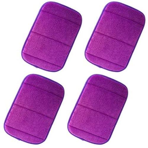4Pcs Portable Computer Elbow Wrist Pad, AUHOKY 2 Sets Ergonomic Keyboard Wrist Rest Elbow Support Mat for Office Desktop Working Gaming - Memory Foam Relieve Elbow Pain (7.9″×11.8″, Purple)