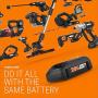 WORX WX176L.1 Switchdriver 2-in-1 Cordless Drill and Driver with Rotating Dual Chucks and 2-Speed Motor with Precise Electronic Torque Control Kit (67 Piece)