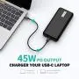 ELECJET PowerPie 20000mAh USB C PD 45W Laptop Power Bank, [Super Fast Charging 2.0] PPS Battery Pack for Samsung Note 10 plus/S20 Ultra/Note 20, Portable Charger External Battery for MacBook Pro/Air
