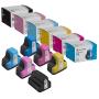 LD Remanufactured Ink Cartridge Replacements for HP 02 (1 Black, 1 Cyan, 1 Magenta, 1 Yellow, 1 Light Cyan, 1 Light Magenta, 6-Pack)