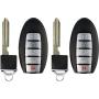 KeylessOption Keyless Entry Remote Car Smart Key Fob for Nissan Altima Maxima KR5S180144014 (Pack of 2)