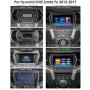 Double Din Car Stereo Radio GPS Navigation with Android 10 OS Canbus Mirror-Link Bluetooth SWC WiFi 4G Fit for Hyundai iX45 Santa Fe 2013 2014 2015 2016 2017