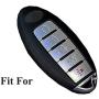 Coolbestda Silicone 5 Buttons Smart Key Fob Keyless Entry Case Cover Remote Holder Jacket Protector for Nissan Rogue Maxima Altima Sedan Pathfinder