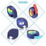 IKONG Replacement for Dymo LetraTag Refills Plastic Tape 91331 91332 91333 91334 91335 Labeling Tape Used with DYMO LetraTag Plus LT-100H LT-100T QX50 Label Maker (1/2 Inch x 13 Feet, 12mm x 4m, 5p)
