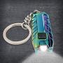 Mini Flashlight Keychain with Micro USB Rechargeable Tiny Flashlight,150 Lumen USB Rechargeable Small Pocket LED Torch Flashlight