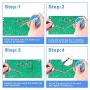 6pcs Desoldering Pump Solder Wick, Solder Remover Tool Kit, 3pc Solder Sucker Pump and 3pcs Desoldering Wick Solder Braid Wire (2.5mm Width, 1.5m Length)