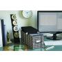 Snap-N-Store CD Storage Box, 13.25'' x 5.125'' x 5.125'', Holds up to 165 CDs, Houndstooth (SNS03312)