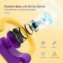Mpow Flame Bluetooth Headphones V5.0 IPX7 Waterproof Wireless headphones, Bass+ HD Stereo Wireless Sport Earbuds, 7-9Hrs Playtime, cVc6.0 Noise Cancelling Mic for Home Workout, Running, Gym GoldPurple