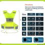Reflective Vest for Running or Cycling (Women and Men, with Pocket, Gear for Jogging, Biking, Motorcycle, Walking)