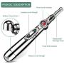 Acupuncture Pen 5 in 1 Electronic Acupuncture Pen Meridian Energy Pulse Massage Pen,Multi-Function Massage Pen Tools for Massage Energy Therapy Pain Relief,1 x AA Battery (Not Included)