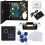 Keypad Reader North American Heavy Duty Strike Lock Access Control System for Gym Center Sports Club Fitness Cente or Home/Office Entrance Security Kits Phone APP Remotely Open Door