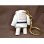 Judo Gi Uniform Sports 3D Leather Keychain(L) VANCA Craft-Collectible Keyring Charm Pendant Made in Japan