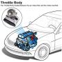 Electronic Throttle Body Compatible with 05-10 Chrysler 300，08-10 Dodge Grand Caravan SXT V6 4.0L Replacemen for 04861691AA 677006 TB103