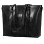 BROMEN Women Briefcase 15.6 inch Laptop Tote Bag Vintage Leather Handbags Shoulder Work Purses