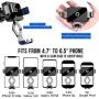 Zuton Gravity Car Phone Mount, Air Vent Clip Car Phone Holder,One-Handed Design Car Phone Cradle Auto-Lock and Release, Compatible with iPhone XS/Max/XR/X/8/7/6 Plus Galaxy S10/S9