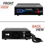 Universal Compact Bench Power Supply - 30 Amp Regulated Home Lab Benchtop AC-to-DC Converter w/ 13.8 Volt DC 115/230V AC Switchable, Screw Type Terminals, Cooling Fan - Pyramid PSV300