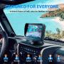 eRapta Backup Camera ERT01 with 4.3 inch Monitor License Plate Back Up Camera for Car Pickup Truck SUV Rear View Camera Backing Reverse Camera Crystal Clear Image IP69 Waterproof Nice Night Vision