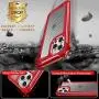 SUPBEC Compatible for iPhone 11 Pro Max Case and [ Screen Protector Tempered Glass x2Pcs] Protective Phone Cover [HeavyDuty Series] Shockproof Silicone for iPhone 11Pro Max Phone Case-Clear Red-6.5''