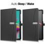 Fintie Case for Samsung Galaxy Tab S5e 10.5 2019 Model SM-T720(Wi-Fi) SM-T725(LTE) SM-T727(Verizon/Sprint/AT&T), Multi-Angle Viewing Stand Cover with Pocket Auto Sleep Wake Feature, Black