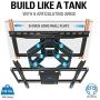 Mounting Dream Full Motion TV Mount UL Listed TV Wall Mount Bracket for 42-75 Inch TVs, Premium Wall Mount TV Bracket, Fits 16, 18, 24 inch Studs with Articulating Arm, VESA 600x400mm, 132 lbs MD2298