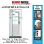 Magic Mesh Deluxe- Black- Hands Free Magnetic Screen Door, Mesh Curtain Keeps Bugs Out, Frame Hook & Loop, Hands Free, Pet & Kid Friendly- Fits Doors up to 39 x 83 Inches Magic Mesh Deluxe- Black- Hands Free Magnetic Screen Door, Mesh Curtain Keeps Bugs Out, Frame Hook & Loop, Hands Free, Pet & Kid Friendly- Fits Doors up to 39 x 83 Inches