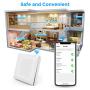 Wireless Switch Kit Amysen : WiFi Remote Control Light Switch and Receiver No Battery No Wiring, Compatible with Alexa and Google Assistant & IFTTT, ETL Certified, Only Supports 2.4GHz Network