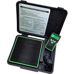 AiCooler Digital Refrigerant Electronic Charging/Recover Scale, Freon Charging for HVAC/AUTO 220lbs(100kg), with LCD Display and LED Backlight, Free 9V Battery and a Durable Carrying Case