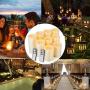 Flameless Candles, LED Candles Outdoor Candles Waterproof Candles(D: 3'' x H: 4''5''6'') Battery Operated Candles Plastic Pack of 9 Flameless Pillar Candles