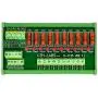 Electronics-Salon DIN Rail Mount 10 Position Power Distribution Fuse Module Board, for AC/DC 5~32V