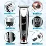 Rewell Mens Cordless Hair Clipper, Professional Hair Trimmer for Grooming, Electric Barber Rechargeable T-Blade Home Hair Cutting Kit Rewell Mens Cordless Hair Clipper, Professional Hair Trimmer for Grooming, Electric Barber Rechargeable T-Blade Home Hair Cutting Kit
