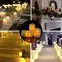 CVHOMEDECO. Flameless Candles Electronic Rechargeable Battery Extra Bright Ivory Dripping Real Wax Pillars LED Flickering Pillar Candle with 10-Key Remote Control, 3 PCS in Set