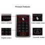 HFeng Standalone Access Control Keypad RFID Keyboard Waterproof Cover for Door Locks Access Control System + 10pcs Keychains