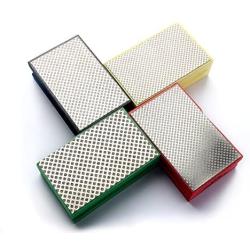 Z-Lion Diamond Hand Polishing Pads Long Working Life for Glass Granite Marble Stone Ceramic,Electroplated Hand Sanding Pads Pack of 4