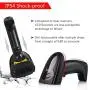 Tera Barcode Scanner Wireless CCD Image Bar Code Reader 1D Barcodes Screen Bar Codes Smudged Damaged Barcodes Readable with Hands-Free Adjustable Stand