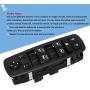 Front Driver Side Power Master Window Switch Compatible for 2009-2012 Dodge Ram 1500 2500 3500 Replace # 4602863AD 4602863AB 4602863AC