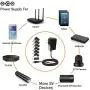 ZOZO 10W 5V2a (2000mA) Multi Tip Switching AC Power Adapter Replacement Wall Charger for Android Tablets Webcam Routers Toys Recorder Bluetooth Speaker TV Box USB Hub and More DC 5v Devices