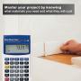 Calculated Industries 8510 Home ProjectCalc Do-It-Yourselfers Feet-Inch-Fraction Project Calculator | Dedicated Keys for Estimating Material Quantities and Costs for Home Handymen and DIYs