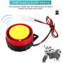Motorcycle Bike Anti-Theft Alarm System, 12V Universal Anti-Theft Security Alarm with Double Remote Control