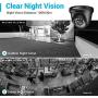 ANNKE 8CH Surveillance Security Camera System 5MP Lite H.265+DVR Recorder and (4) Outdoor 1080P 2MP CCTV Dome Cameras with Ultra Clear Night Vision, Email Alert with Snapshots, NO Hard Drive-S300